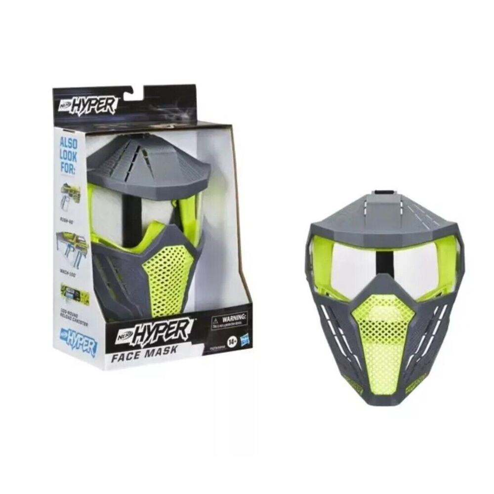 Nerf Hyper Face Mask Breathable Design with Adjustable Strap YELLOW 2020